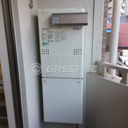 施工後の暖房熱源機（ノーリツ GTH-C2450AW3H-1 BL）