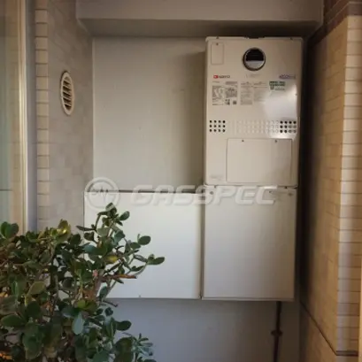 施工後の暖房熱源機（ノーリツ GTH-C2450AW3H-1 BL）