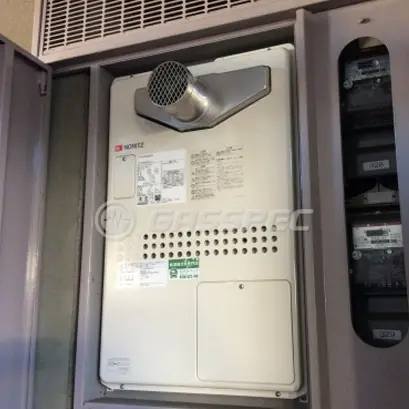 施工後の暖房熱源機（ノーリツ GTH-2444AWX3H-T-1 BL）