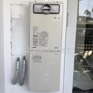 施工後の給湯器（リンナイ RUX-A1616T-L-E）