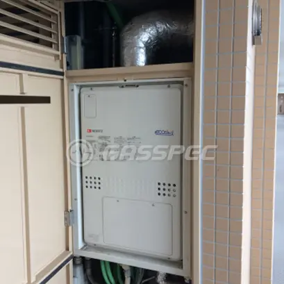 施工後の暖房熱源機（ノーリツ GTH-C2450AW3H-H-1 BL）