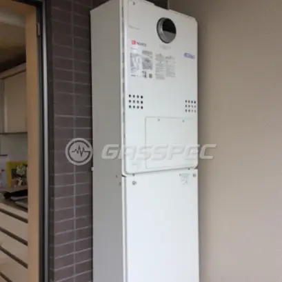 施工後の暖房熱源機（ノーリツ GTH-C2450AW3H-1 BL）