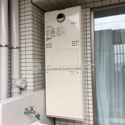 施工後の暖房熱源機（ノーリツ GTH-C2450AW3H-1 BL）