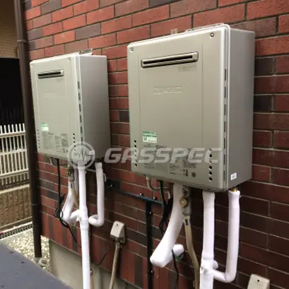 施工後の給湯器（ノーリツ GT-C2062SAWX BL）