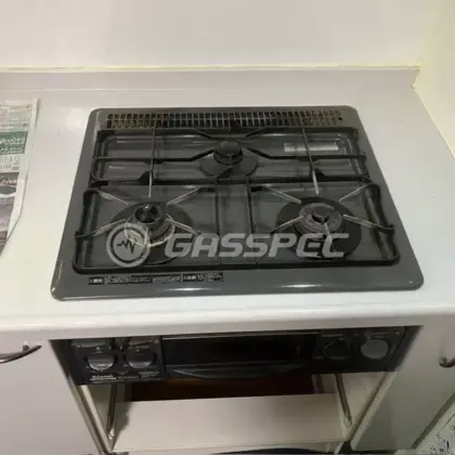 施工前のビルトインガスコンロ（RBG-30A5S）