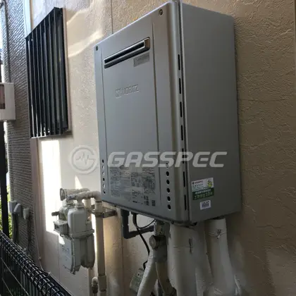 施工後の給湯器（ノーリツ GT-C2062SAWX BL）