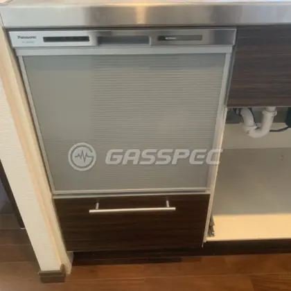 施工後のビルトイン食洗機（パナソニック NP-45MS8S）