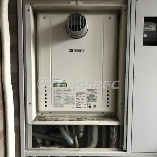 交換後の給湯器（ノーリツ GT-2460SAWX-T-1 BL）