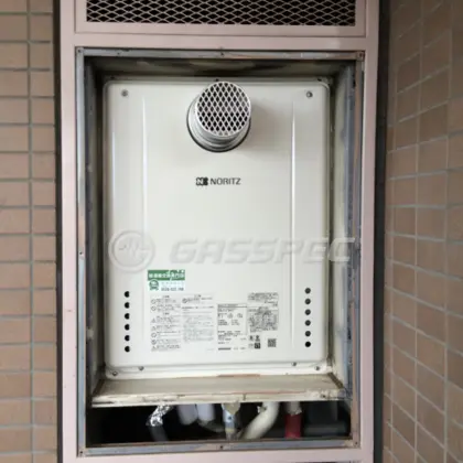 施工後の給湯器（ノーリツ GT-2060SAWX-T BL）