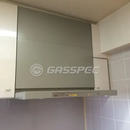 施工後のレンジフード（ノーリツ NFG6S15MSI(L)）