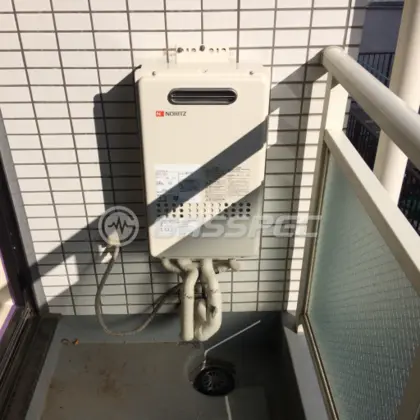 施工後の給湯器（ノーリツ GQ-1627AWX-DX BL）