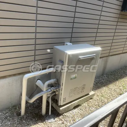 施工後の給湯器（ノーリツ GT-C2462ARX BL）