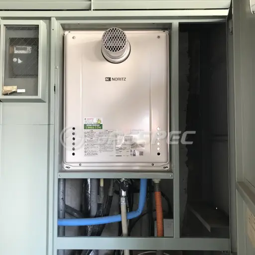 交換後の給湯器（ノーリツ GT-2060SAWX-T-1 BL）