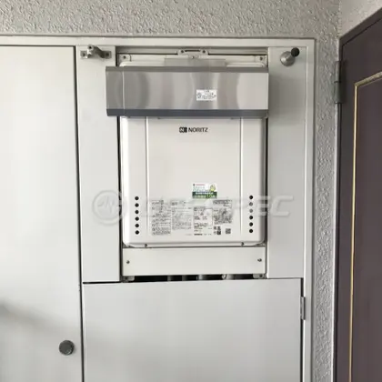 施工後の給湯器（ノーリツ GT-2460AWX-1 BL）