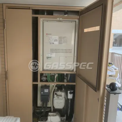 施工後の暖房熱源機（ノーリツ GTH-2444AWX3H-H-1 BL）