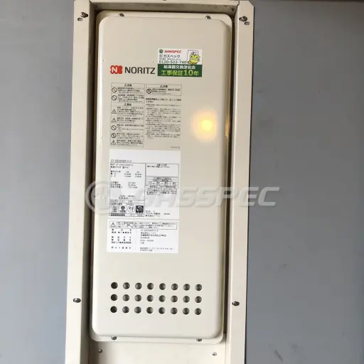 交換後の給湯器（ノーリツ GT-2053SAWX-H-2 BL）