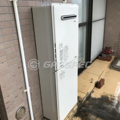 施工後の給湯器（リンナイ RUF-A1615SAW(B)）