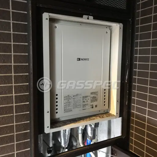 交換後の給湯器（ノーリツ GT-2460SAWX-H-1 BL）