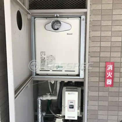 施工後の給湯器（リンナイ RUF-A2405SAT-L(B)）