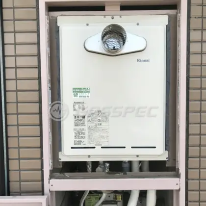 施工後の給湯器（リンナイ RUF-A2005SAT-L(B)）