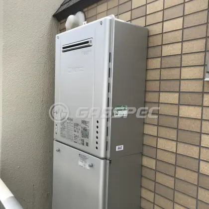 施工後の給湯器（ノーリツ GT-C2462SAWX BL）