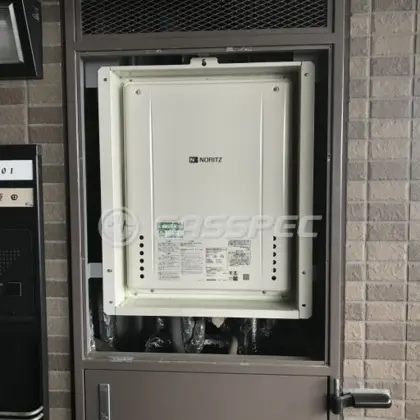 施工後の給湯器（ノーリツ GT-2460SAWX-H-1 BL）