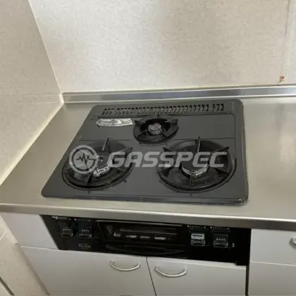 施工前のビルトインガスコンロ（DG3295NR）