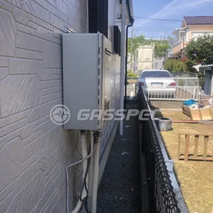 施工後の給湯器（ノーリツ GT-C2062AWX BL）
