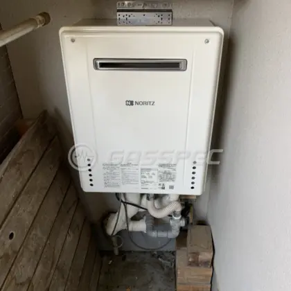 施工後の給湯器（ノーリツ GT-2060SAWX-1 BL）