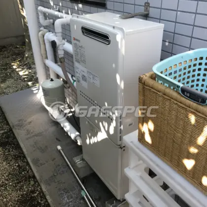 施工後の給湯器（ノーリツ GQ-3211WZQ-2）