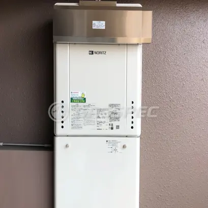 施工後の給湯器（ノーリツ GT-2460SAWX-1 BL）