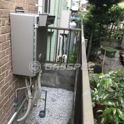 施工後の給湯器（ノーリツ GT-C2462SAWX BL）