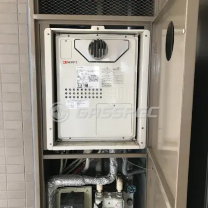 施工後の暖房熱源機（ノーリツ GTH-2445SAWX-T-1 BL）