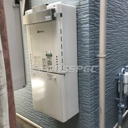 施工後の給湯器（ノーリツ GT-2460AWX-1 BL）