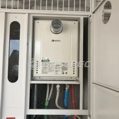 施工後の給湯器（ノーリツ GT-2460SAWX-T-1 BL）