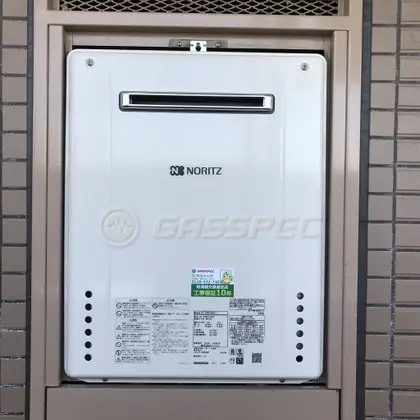 施工後の給湯器（ノーリツ GT-2060SAWX-1 BL）