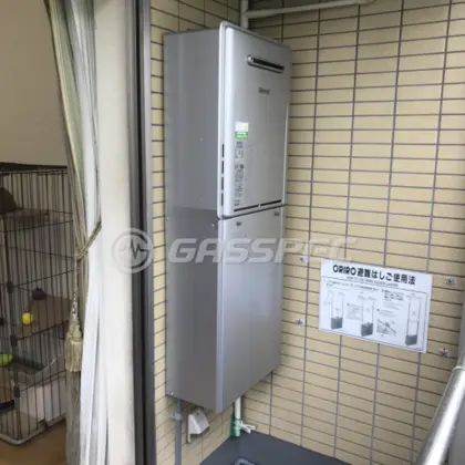 施工後の給湯器（リンナイ RUF-E2007SAW）
