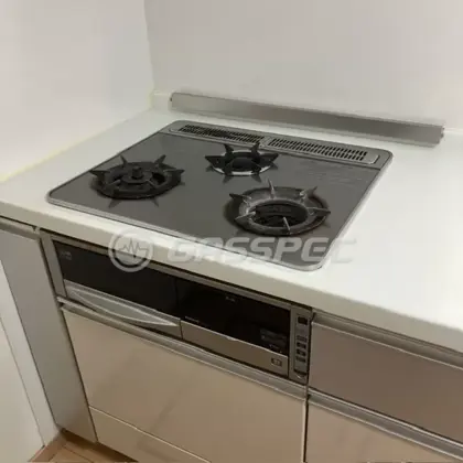 施工前のビルトインガスコンロ（S44EG1）