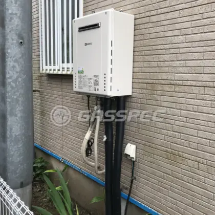 施工後の給湯器（ノーリツ GT-2460SAWX-1 BL）