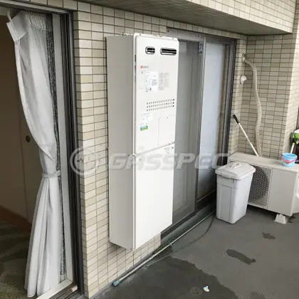 施工後の暖房熱源機（ノーリツ GTH-2444AWX3H-1 BL）