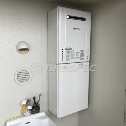 施工後の給湯器（ノーリツ GT-2460SAWX-1 BL）