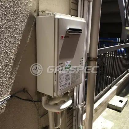 施工後の給湯器（ノーリツ GQ-1639WE-1）