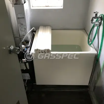 施工後の給湯器（ノーリツ GUQ-5D BL）