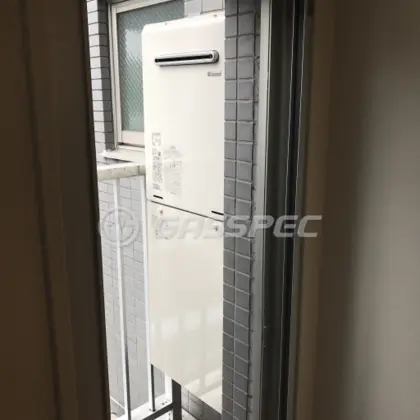施工後の給湯器（リンナイ RUF-A2405SAW(B)）
