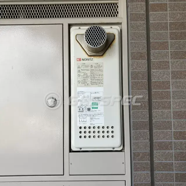 交換前の給湯器（ノーリツ GT-1653SAWX-T）
