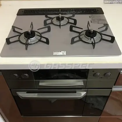 施工後のビルトインガスコンロ（リンナイ RHS31W23L7RSTW）