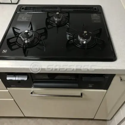 施工後のビルトインガスコンロ（ノーリツ N3GQ2RVQ1）