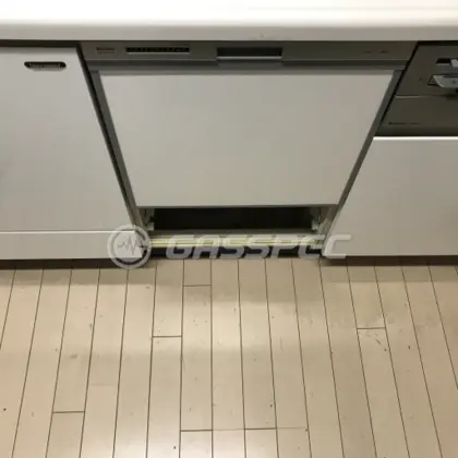 施工後のビルトイン食洗機（リンナイ RSW-404A-SV）