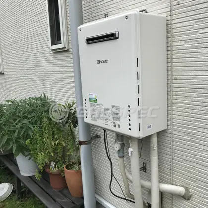 施工後の給湯器（ノーリツ GT-2460SAWX-1 BL）