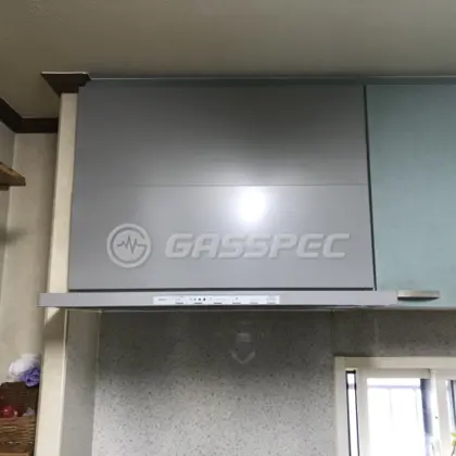 施工後のレンジフード（ノーリツ NFG9S14MSI-L）